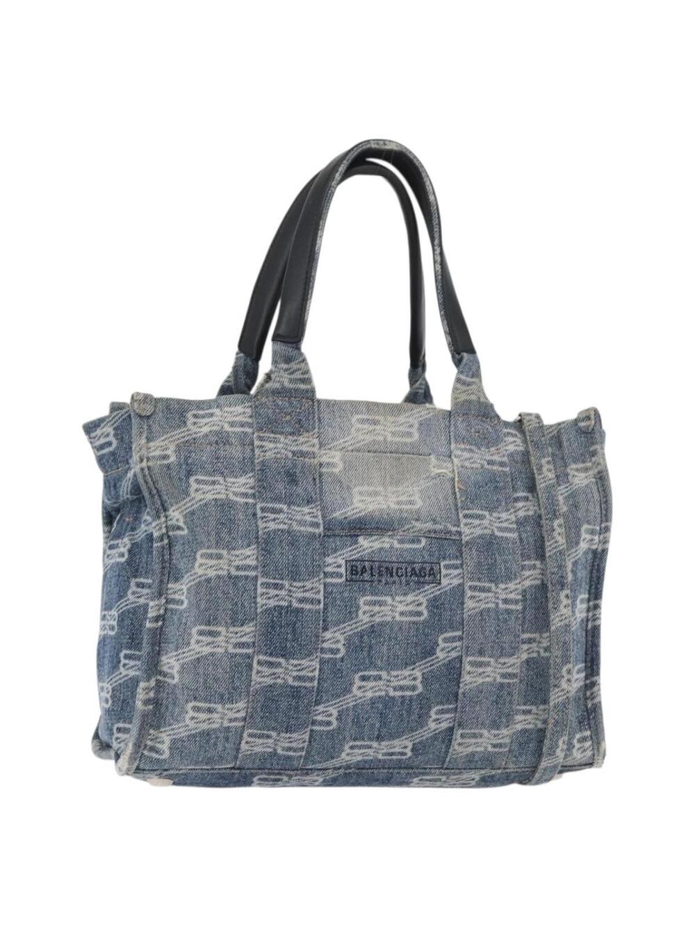 Balenciaga Hand Bag Denim 2Way Blue #342434B26B